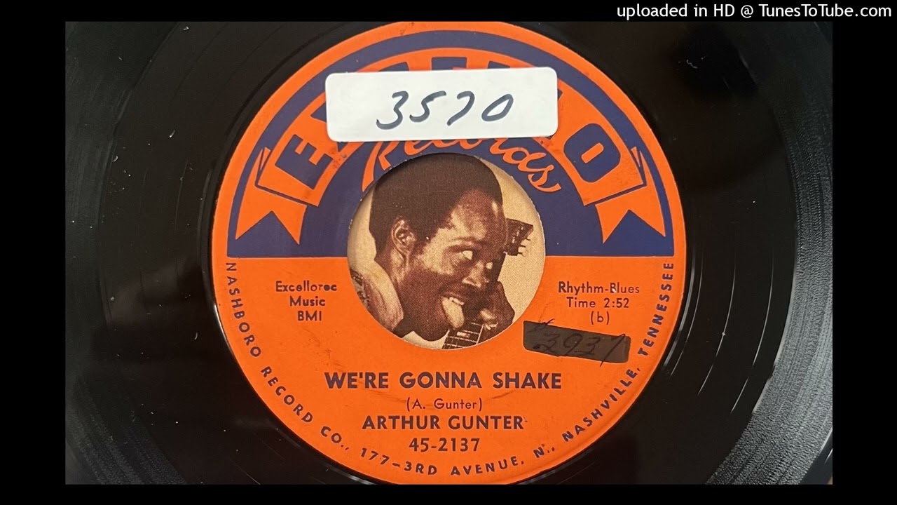 Arthur Gunter We're Gonna Shake (Excello) 1958 YouTube