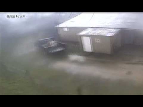 Lee County tornado captured on bar surveillance camera