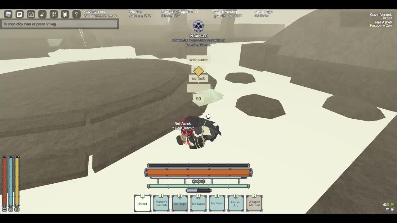 [Deepwoken] Rifle Spear enchant from 1v1 YouTube