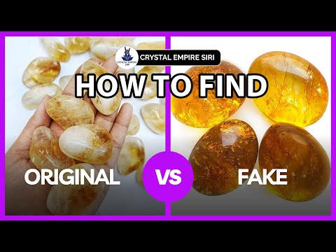 Do you also want to know? How to identify original and fake crystal?