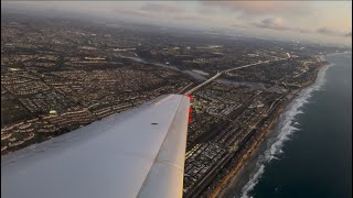 JetSuiteX [JSX] Embraer ERJ-135 Sunset Takeoff Carlsbad McClellan Palomar Airport (KCRQ)