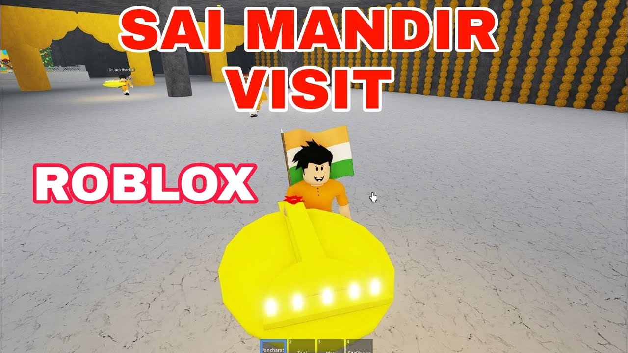 SAI MANDIR VISIT IN ROBLOX