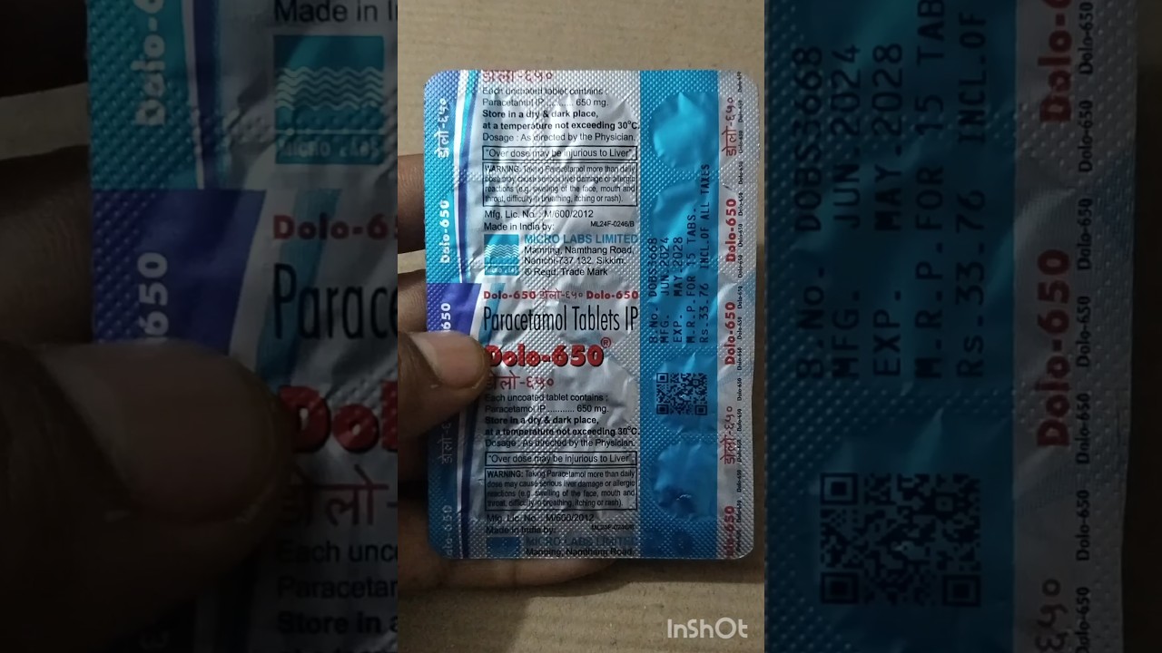 Dolo 650 Tablets Uses In Hindi 