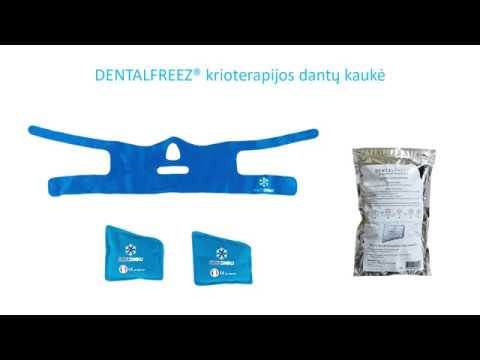 DENTALFREEZ krioterapijos dantų kaukė