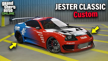 GTA 5 Online: JESTER CLASSIC Customization & Test | Toyota Supra JZA80