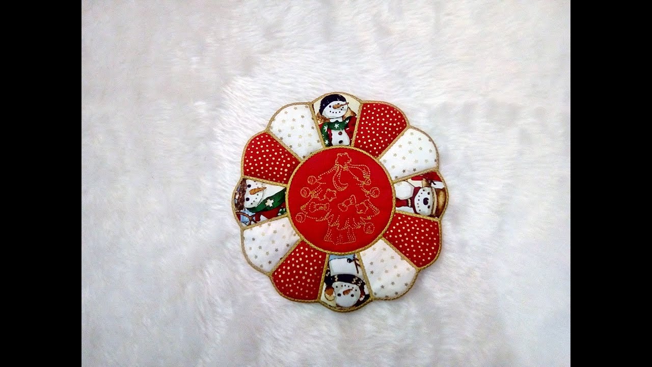 Двухсторонний рождественский коврик In The Hoop 2 — дизайн от Kreative Kiwi