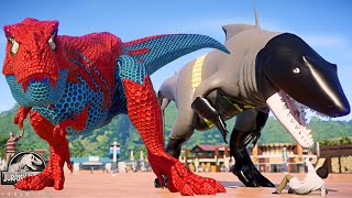 SPIDER-MAN vs. CLASSIC BATMAN: Epic Showdown or Unlikely Alliance - ''Trex vs King Shark''