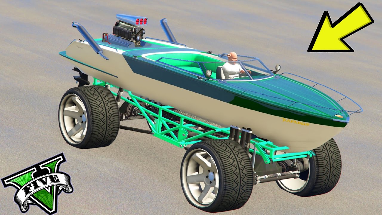 GTA 5 MOD 🐷 SUPER BARCA CHALLENGE !!!🐷 GTA 5 ITA 🐷 DAJEE !!!!