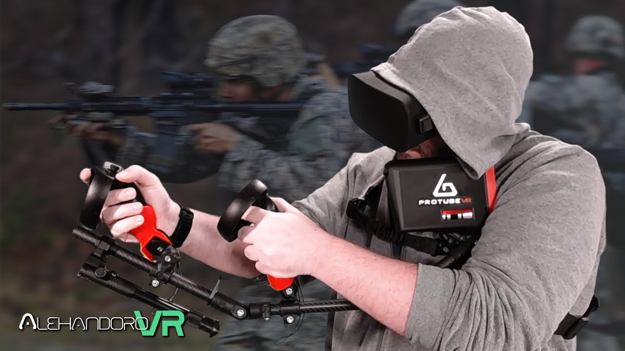 Caso novo da pistola dos controladores da arma do jogo de vr