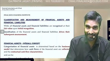 financial instruments | ind as 32,107 and 109 | financial instruments ca final | Pratik Jagati |