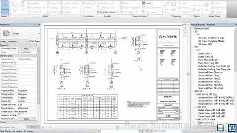 [Revit Structure Viet Nam] Bài 2: Cách học và công trình thực hành