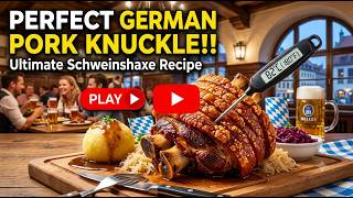 If you make German roast pork knuckle without a meat thermometer, only God knows how it’ll turn out.