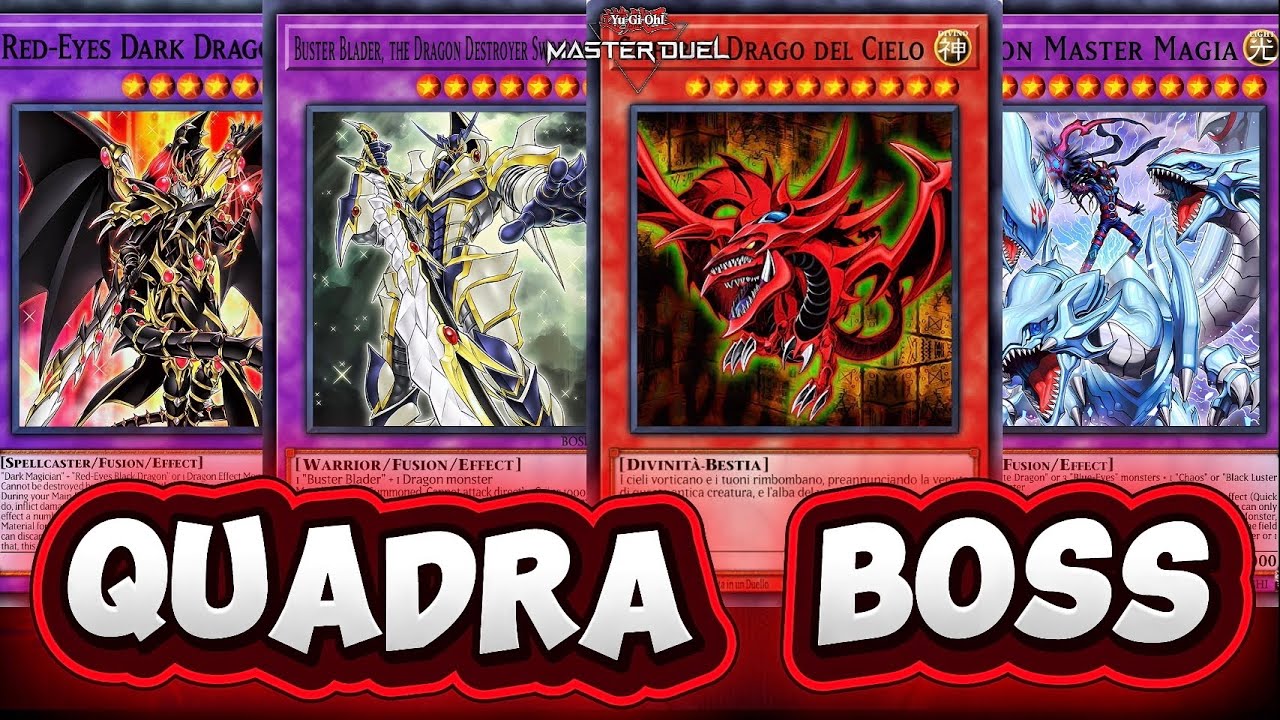 THE QUADRA BOSS!! THE UNBEATABLE BOARD!! Dragoon + Magia + Buster Blader + Slifer [Master Duel]