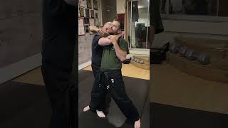 Defending front thrust kick  #martialart #selfdefense #fight #mma #karate