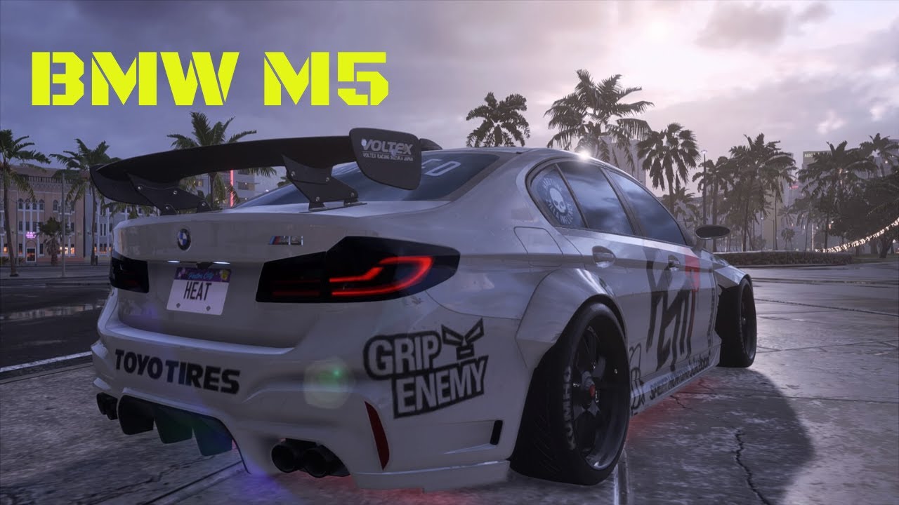 Need For Speed Heat - BMW M5 build, engine and performance. - YouTube