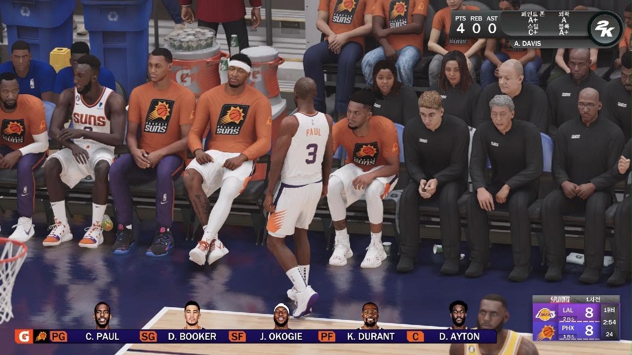 NBA 2K23 PS5 Gameplay UHD 4k Playoff West Conference Final G1 LA Lakers vs Phoenix Suns YouTube