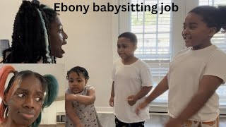 EbonyTvShow Staffel 3 Folge 7 | Ebony hat einen Babysitting-Job, den sie vielleicht noch bereuen ...