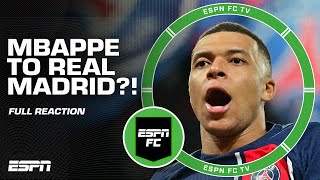 FULL REACTION to report that Kylian Mbappe will be LEAVING PSG  | ESPN FC