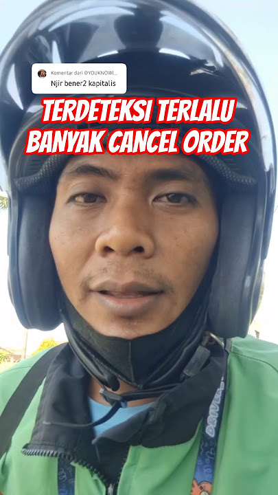 TOO MANY CANCEL ORDERS DETECTED🫣 #gojek #goride #ojol