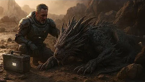 Aliens Abandoned Their Feline Beast Suffering with Deadly Parasites Until a Human Medic Saved It