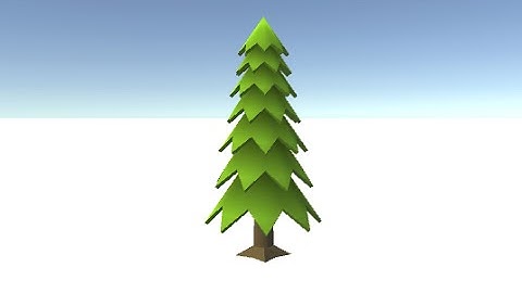 Create a Low-Poly tree in blender for Unity