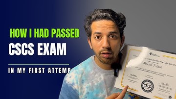 How I Passed the CSCS Exam | 8 Must-Know Tips to Pass on Your First Attempt!