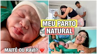 NASCIMENTO DO NOSSO BEBÊ SURPRESA, MENINO OU MENINA? 💖💙 PARTO NORMAL À JATO PELO SUS | Sindy Melo