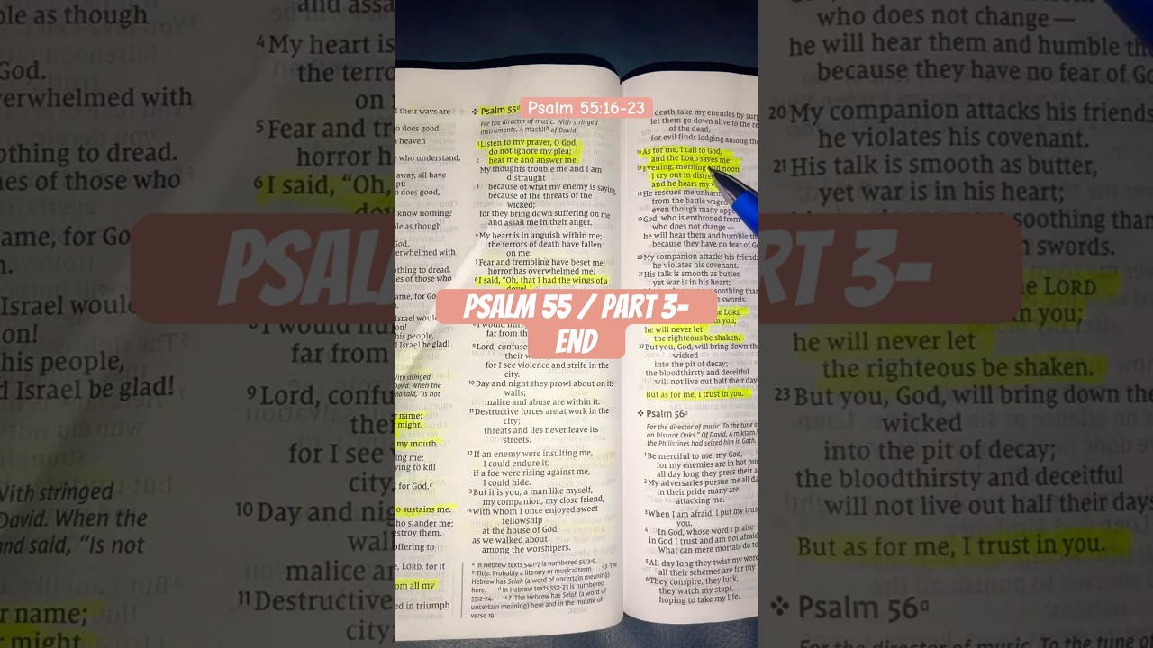 The Book Of Psalms Book II 553 Psalm 55 16 23 bible psalms The Book Of Psalms Book II 553 Psalm 55 16 23 bible psalms
