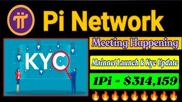 Good News 🎉 | Meeting Happening about Pi Mainnet Launch & Kyc Update 😱🤯 | 1Pi = $314,159 🤑🎉 #bitcoin