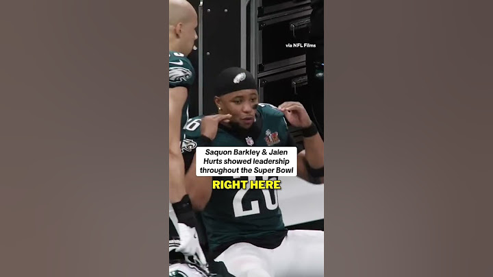 Saquon Barkley & Jalen Hurts are true leaders 🗣️ #shorts #SuperBowl #nfl #eagles