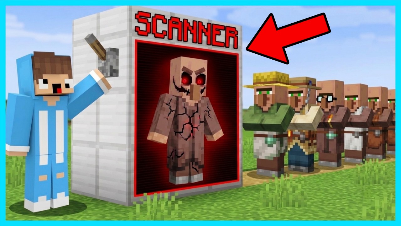 MIPAN & ZUZUZU SCAN VILLAGER UNTUK MENCARI YANG JAHAT DI MINECRAFT!