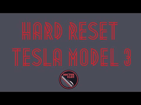 Video: Ako resetujete Tesla m3?