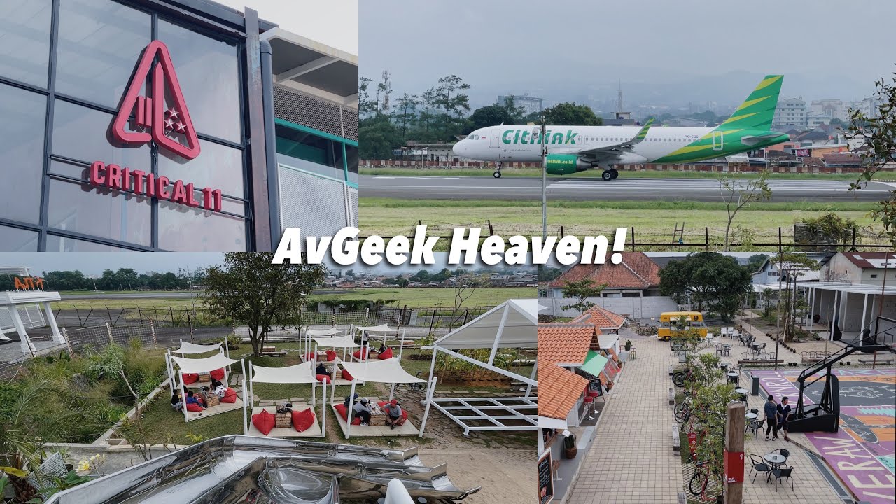 Tempat NONGKRONG yang bisa LIHAT PESAWAT?? | Critical 11 Bandung