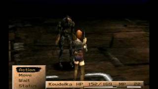 Koudelka gameplay - very first battle
