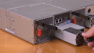 Lenovo ThinkSystem DA240 enclosure removing a hot swap power supply