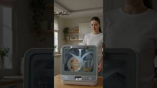Amazing Plate Washing Machine 🤯 | Fastest Dish Cleaning Technology! 🍽️ #shorts