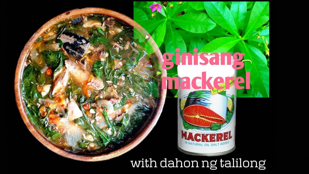 DELATA RECIPE / TRY MO NA RIN TO! GINISANG MACKEREL WITH DAHON NG ...