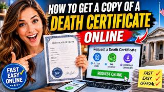 How to get a copy of a death certificate online