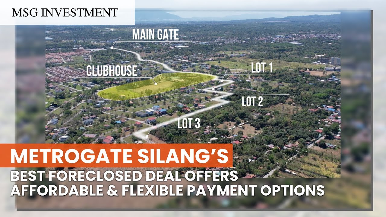 Foreclosed Properties in Metrogate Silang Cavite Financing Available