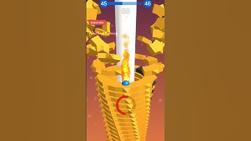 Stack ball | level 45 | android & ios gamesplay #shorts