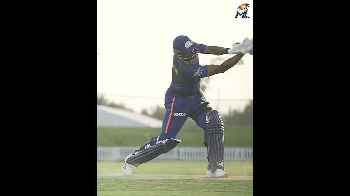 Kieron Pollard batting | पोलार्ड की बल्लेबाज़ी | Mumbai Indians