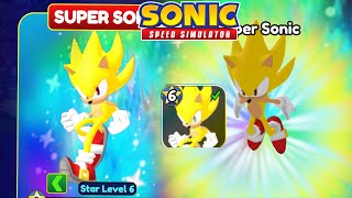MASTERING Super Sonic To STAR LEVEL 6! (Sonic Speed Simulator)