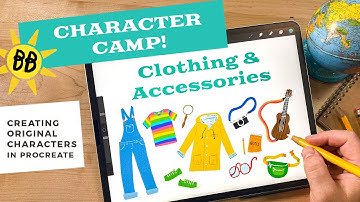 Procreate Character Camp! // How to Draw Clothing and Accessories
