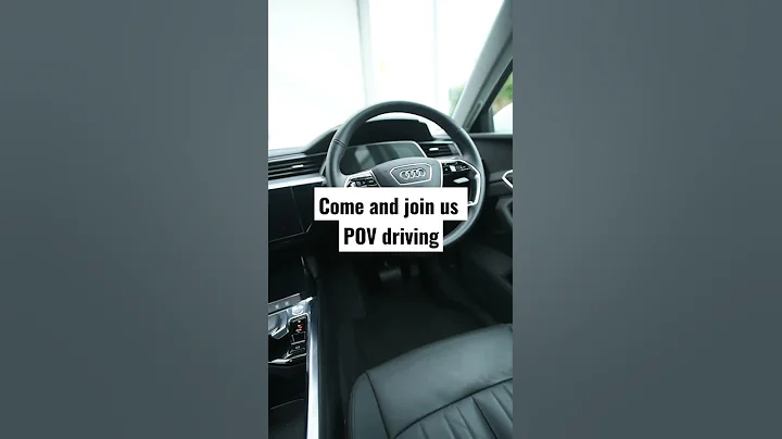 #shorts Audi E-tron POV driving experience. #etron #etronsport #Audi #etronsportback #audietron #ev