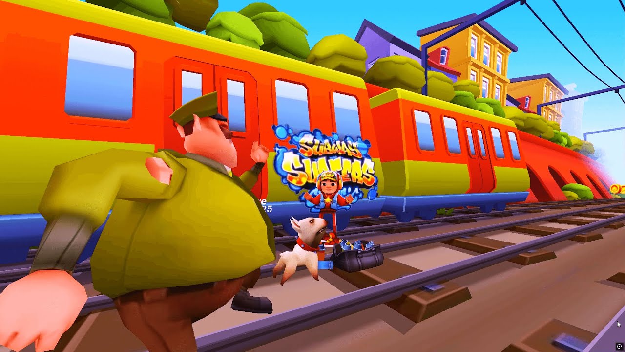 Jake Ss Subway Surfers Classic Jake Red Outfit Fullscreen (2025) - Gameplay #40 ...