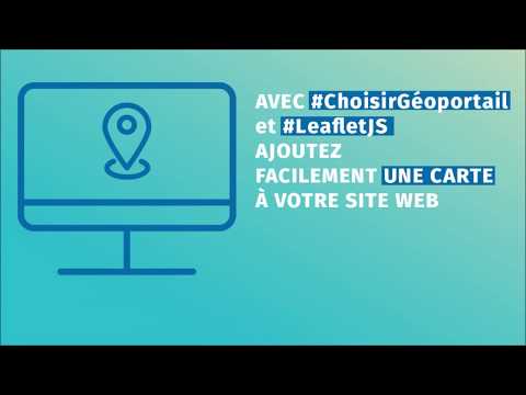 Avec #ChoisirGéoportail et LeafletJS ajoutez facilement une carte à votre site web