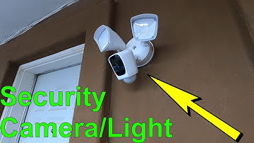 Security Camera/Light Install (Onforu Smart Wireless  Floodlight Camera)