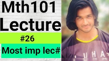 Mth101 lecture # 26 integration by substitution most important by Ameer Hamza