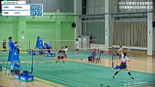 단체 고등 여자 예선 4조| (온양용화고) 신문경 vs (치악고) 이태희[2024 대한배드민턴협회장기 전국종별배드민턴대회(중고)_어울림체육관]