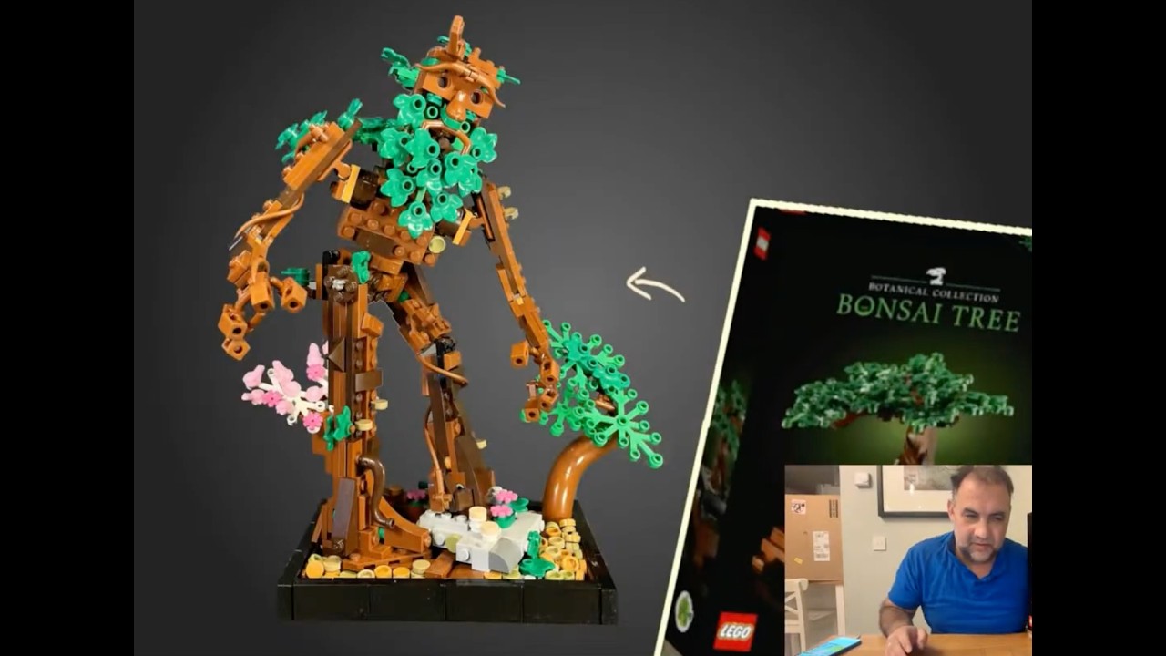 LEGO Botanicals Bonsai Tree becomes Treebeard the Ent Part 2 - YouTube